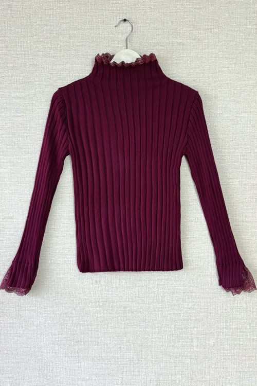 Dantelli Triko Body Bordo