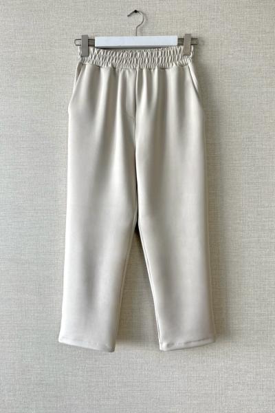 Beli Lastikli Scuba Pantolon Bej