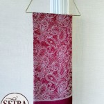 Damla Desenli Kaşmir Şal Bordo