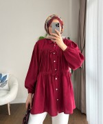 Lola Gömlek Bordo