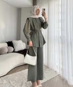 Lina Pantolonlu Takım Yeşil