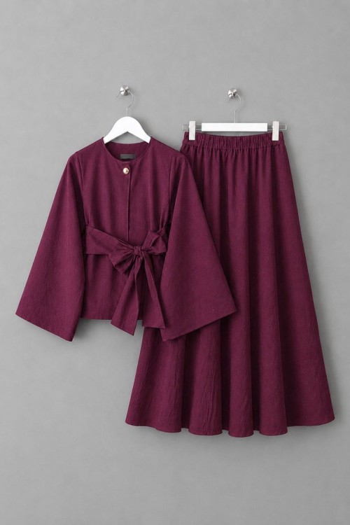 Crush Etekli Takım Bordo