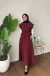 Marga Üçlü Takım Bordo