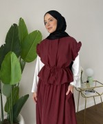 Marga Üçlü Takım Bordo