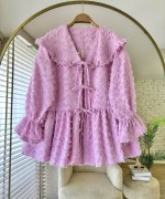 Eliza Ceket Pembe