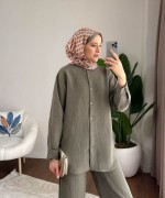 Armürlü Modal Takım Haki