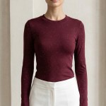 Simli Parmak Geçmeli Body Bordo