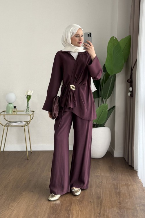 Clove Modal Takım Mürdüm