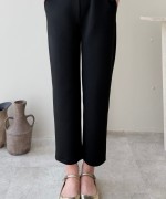 Beli Lastikli Double Pantolon Siyah