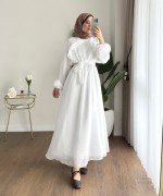 Belinda Elbise Beyaz