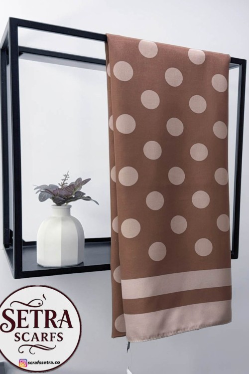 Benekli Şal Sütlü Kahve