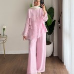 Kat Kat Pantolonlu Takım Pembe