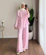 Kat Kat Pantolonlu Takım Pembe