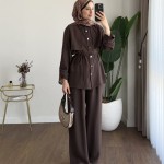 Allerli Modal Takım Acı Kahve