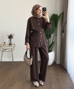 Allerli Modal Takım Acı Kahve