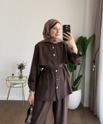 Allerli Modal Takım Acı Kahve