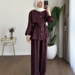 Allerli Modal Takım Mürdüm