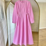 Pensli Poplin Elbise Pembe