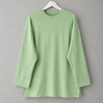 Yırtmaç Detaylı Süprem Sweatshirt Yeşil