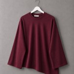 Asimetrik Süprem Penye Bluz Bordo
