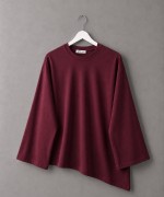 Asimetrik Süprem Penye Bluz Bordo