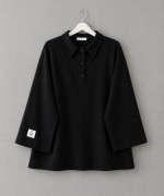 Polo Yaka Süprem Sweatshirt Siyah
