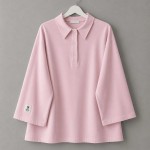 Polo Yaka Süprem Sweatshirt Pembe
