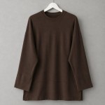 Yırtmaç Detaylı Süprem Sweatshirt Acı Kahve