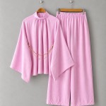 Queen Pantolonlu Takım Pembe