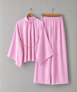 Queen Pantolonlu Takım Pembe