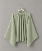 Hakim Yaka Pileli Oversize Bluz Mint Yeşili
