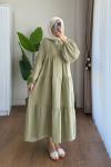 Oversize Müslin Elbise