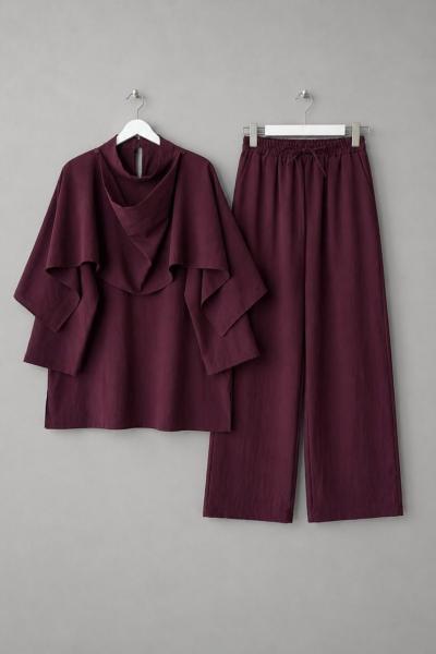 Wrap İkili Takım Bordo