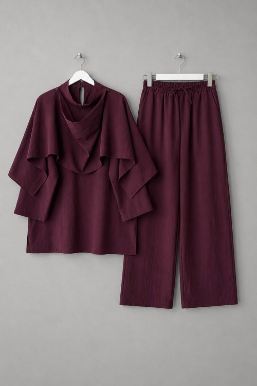 Wrap İkili Takım Bordo