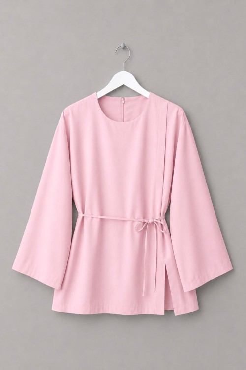 Julia Modal Bluz Pembe