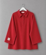Polo Yaka Süprem Sweatshirt Kırmızı