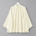 Puantiyeli Oversize Bluz Açık Sarı