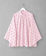 Puantiyeli Oversize Bluz Şeker pembesi