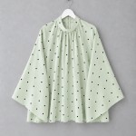 Puantiyeli Oversize Bluz Açık Yeşil