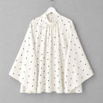 Puantiyeli Oversize Bluz Ekru
