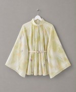 Batik Desen Oversize Bluz Yeşil