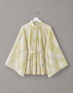 Batik Desen Oversize Bluz Yeşil