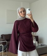 Prive Modal Bluz Bordo