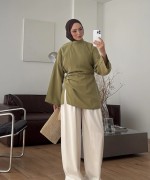 Prive Modal Bluz Yeşil
