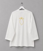Limon Nakışlı Sweatshirt Ekru