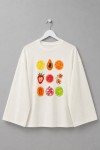 Baskılı Süprem Sweatshirt Tropikal