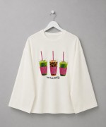 Baskılı Süprem Sweatshirt Kokteyl