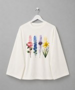 Baskılı Süprem Sweatshirt Çiçek