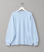 Oversize İnterlok Sweatshirt Bebe Mavisi