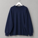 Oversize İnterlok Sweatshirt Lacivert